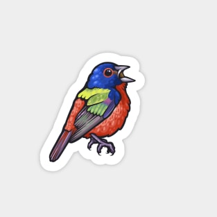 Painted Bunting Sticker